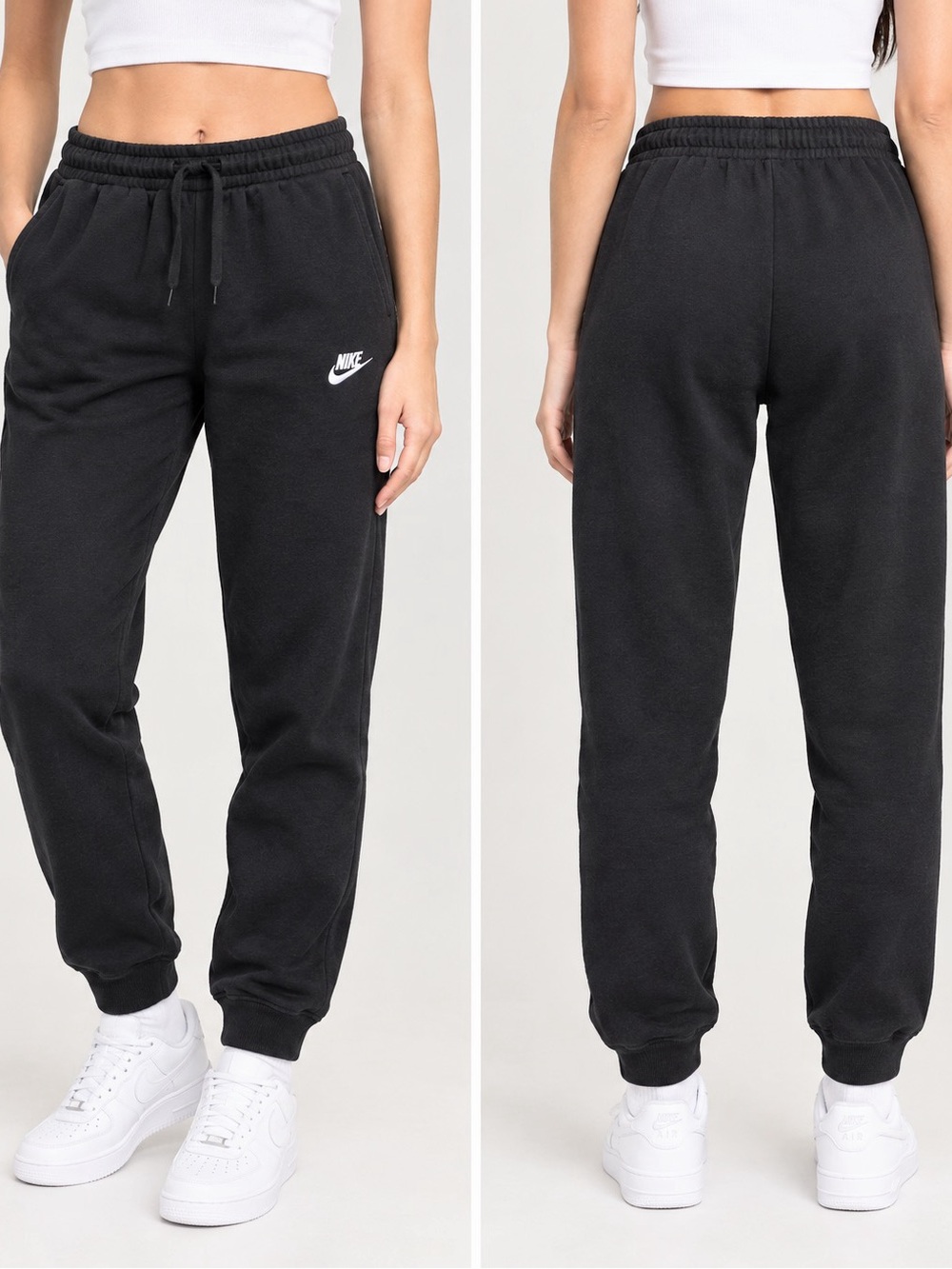 Nike Fleece Black Sweatpants Joggers, size small